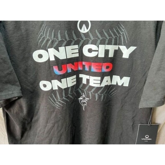 Rare Miami Marlins Unknwn Shirt Adult Extra Large Black Short Sleeve Tee Mens. - Picture 4 of 10